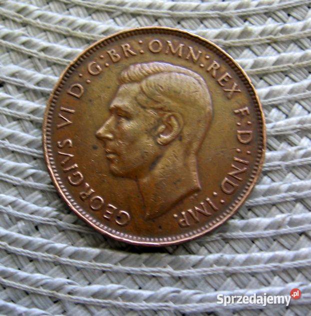 Australia 1 Peny 1943r wielkopolskie Kalisz