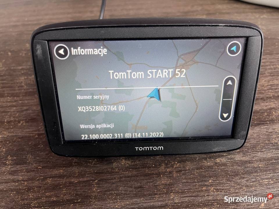 Nawigacja TomTom Start 52 TOMTOM motocyklowa wielkopolskie Grońsko sprzedam