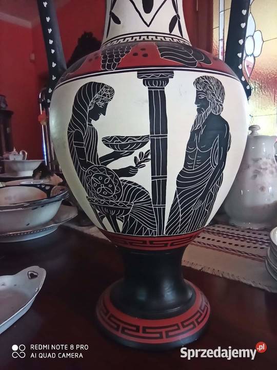 Amfora ręcznie zdobiona Made in Greece
Replika Porcelana i szkło Gdańsk sprzedam