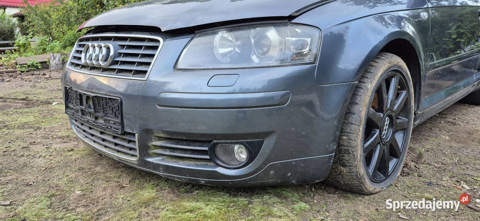 Zderzak przód przedni Audi A3 8P LX7W xenon Słupsk