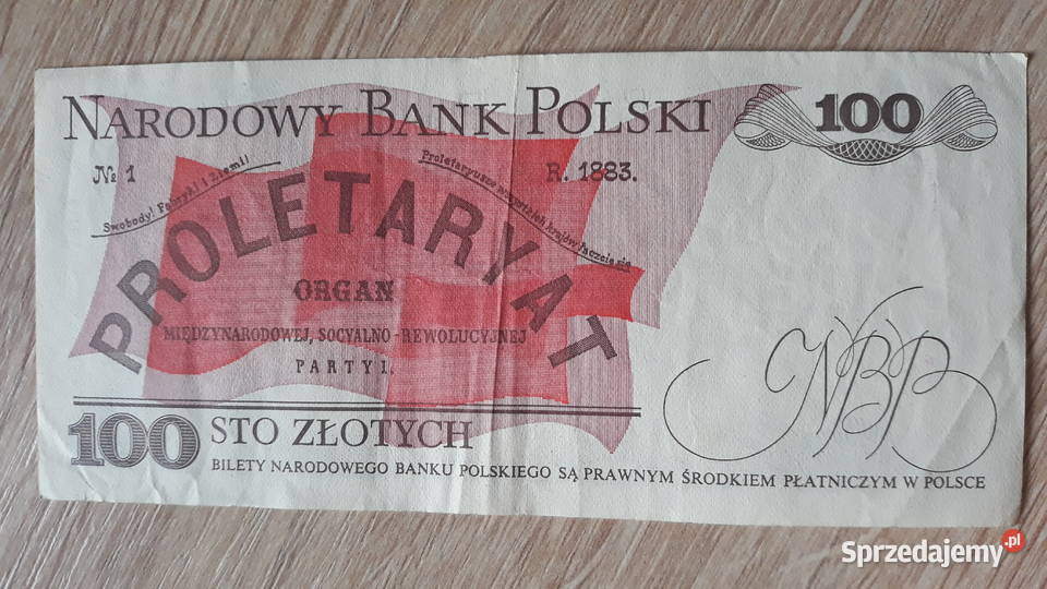 100 złotych 1VI1986 seria SS