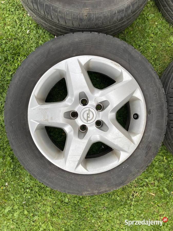Felgi GM z oponami letnimi Opel Astra H stalowe Piekary Śląskie