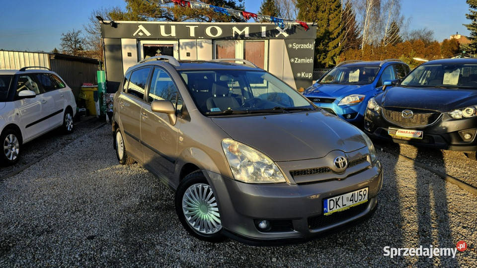 Toyota Corolla Verso 18 benzynalpg Zadbany wspomaganie kierownicy Świdnica