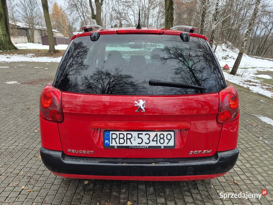 PEUGEOT 207 SW 14 Benzyna 2010 centralny zamek 207 Haczów