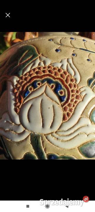 Antyk międzynarodowy Wazon ceramiczny 1945 Pabianice