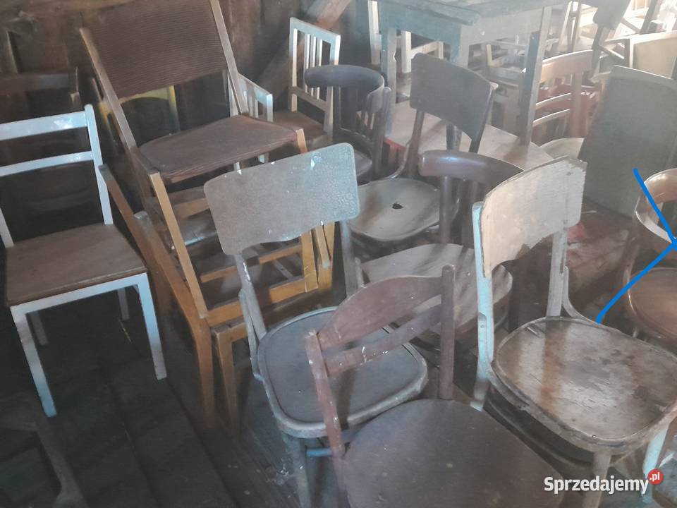 Wyprzedaż stare krzesła krzesło zabytek retro sprzedam