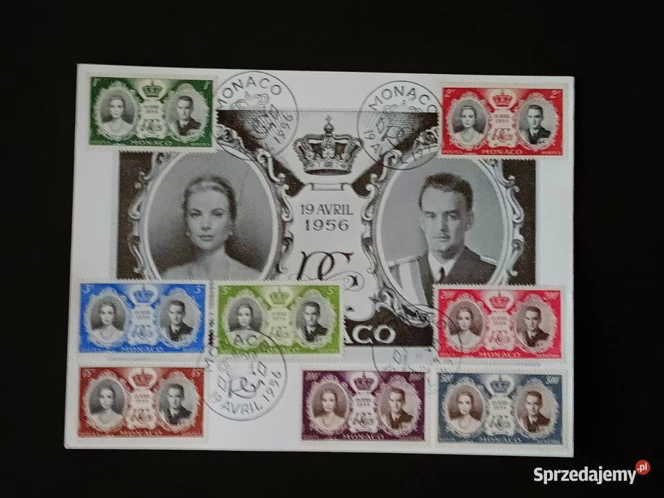 Stara okolicznościowa karta pocztowa Monako Gliwice