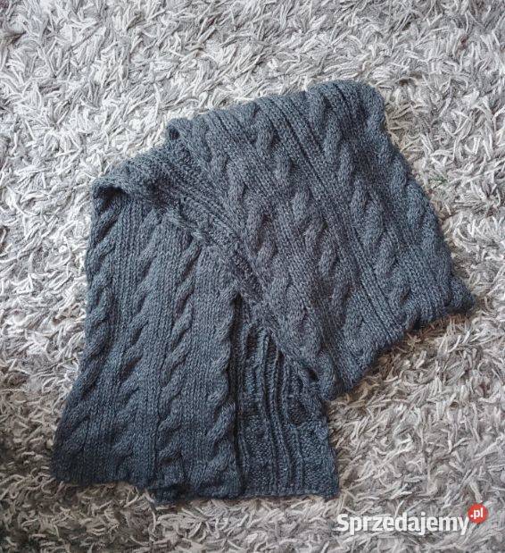 Szał szalik damski szary duży Dodatki Chrzanów