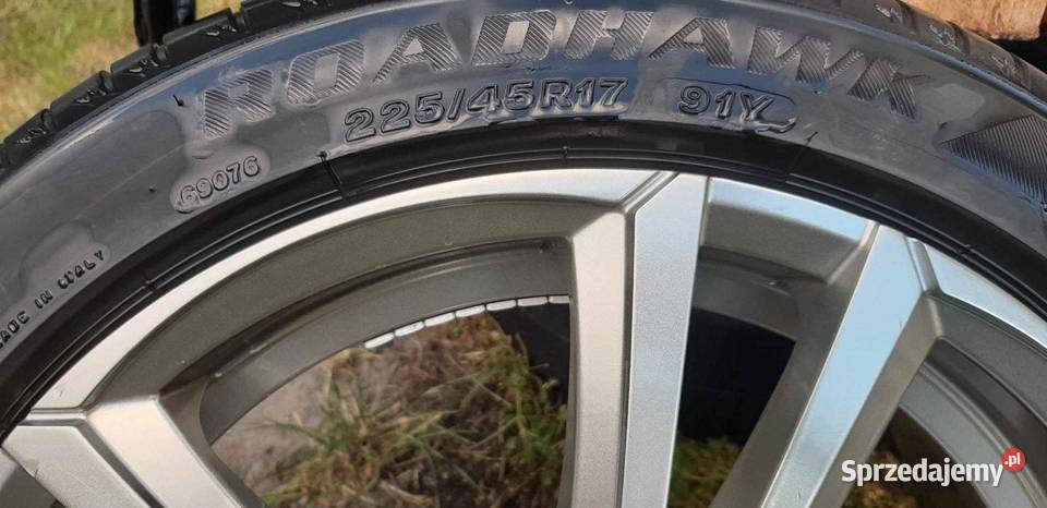 Alufelgi 17 5x112 z oponami 22545 Mrocza sprzedam
