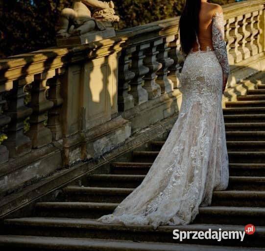 Włoska suknia ślubna Demetrios 36 S Rozmiar 36(S) Damska Moda i Styl mazowieckie