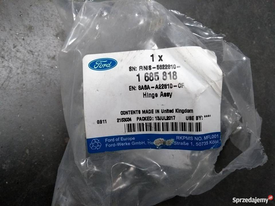 FORD FIESTA MK7 zawias drzwi lewy przód dolny Pilzno