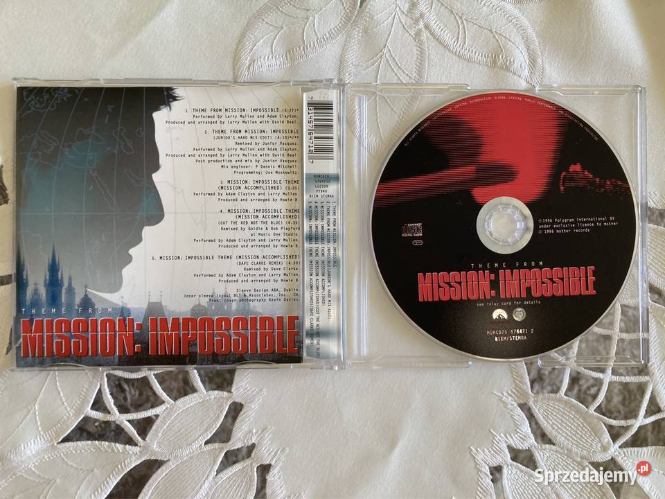 Płyta CD Single Adam Clayton Larry Mullen elektroniczna Czerwionka-Leszczyny