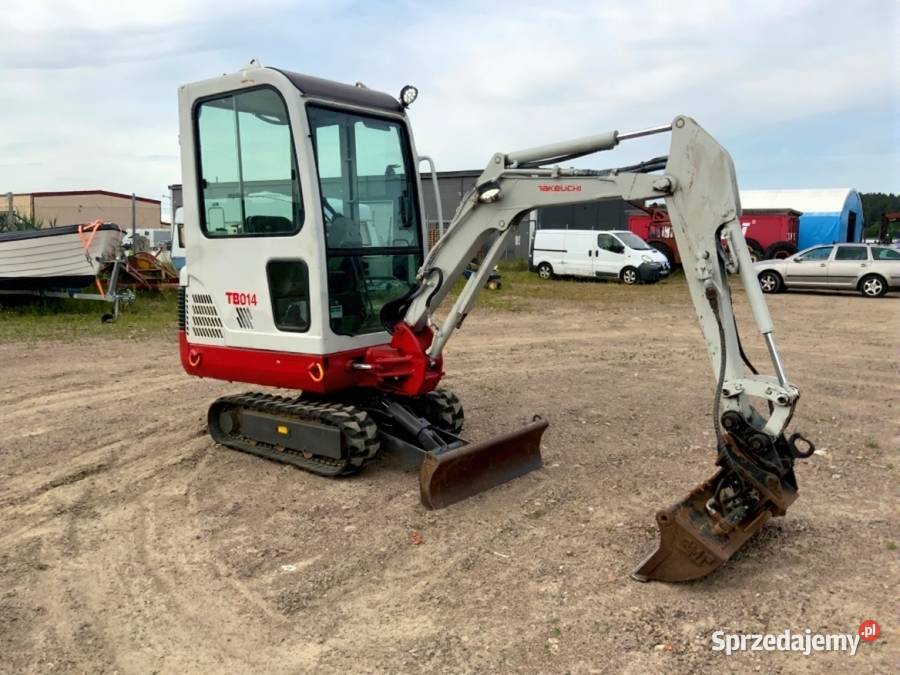 Mini koparka Takeuchi TB014 z przyczepą i Łódź sprzedam