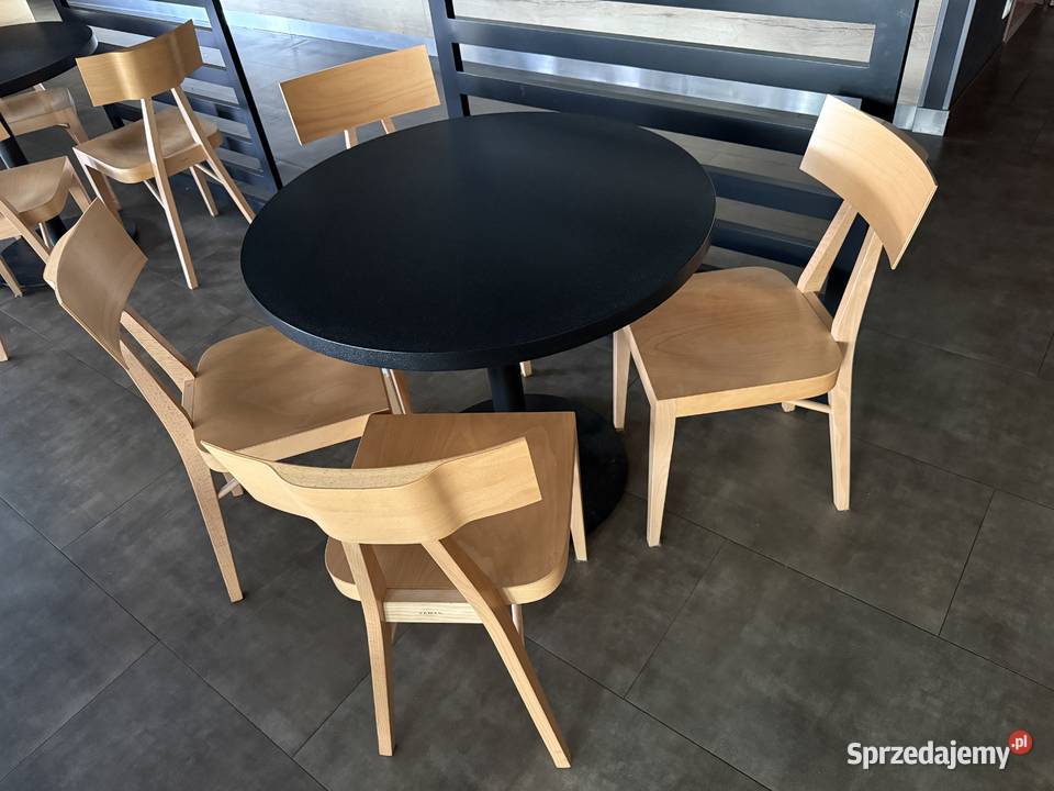 STOŁY z KRZESŁAMI do restauracji kantyny ogródka Warszawa