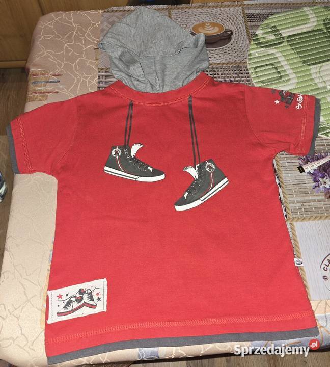 Podkoszulek dziecięcy z kapturem rozmiar 98 plus śląskie Sosnowiec sprzedam