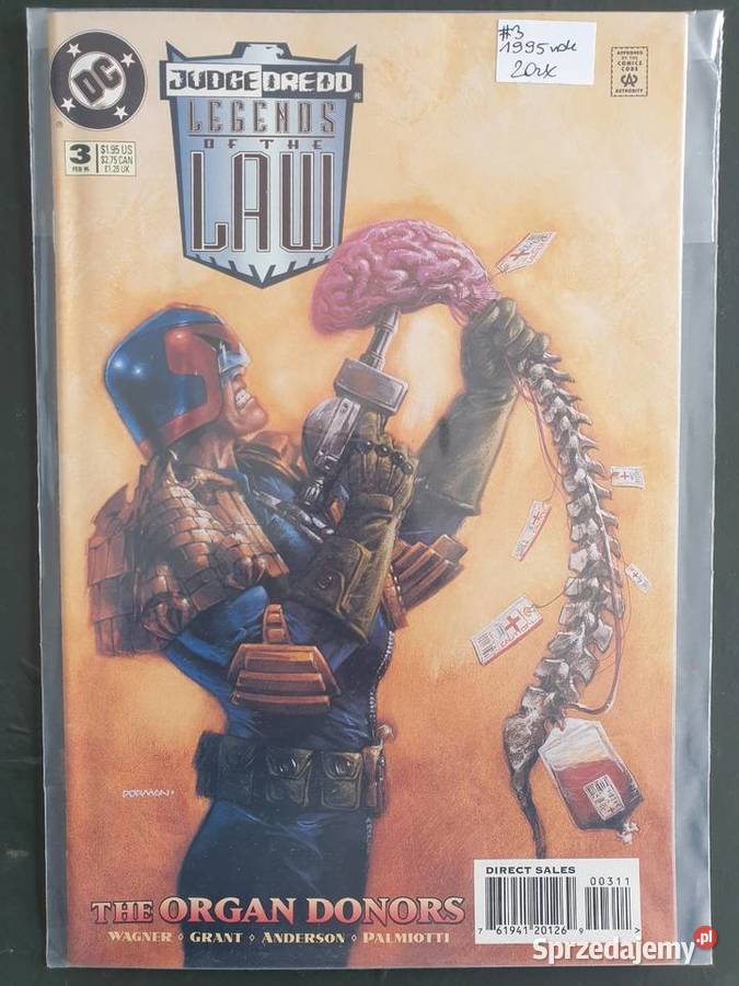 Judge Dredd zestaw 9 komiksów język angielski Komiksy Książki i Podręczniki