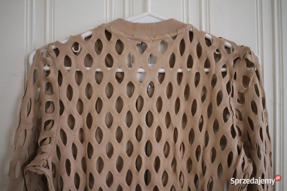 sweter bluzka kurtka lato HM xs 34 cardigan brązowy/beżowy Bluzki i koszule Toruń