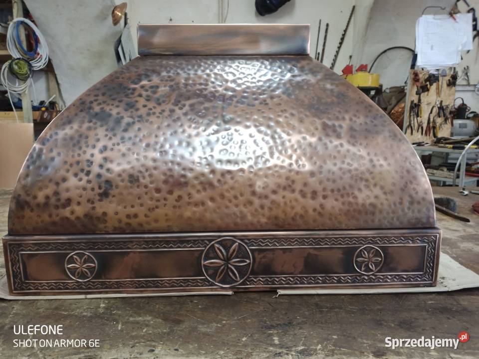 Okap kuchenny miedziany okap miedziany copper Dzierżoniów