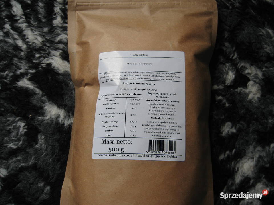 Imbir mielony 2 opakowania 500g Olsztyn
