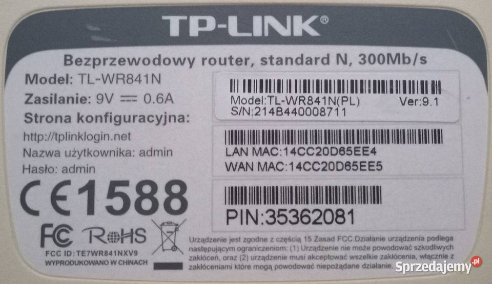 Router TPLINK mazowieckie Warszawa sprzedam