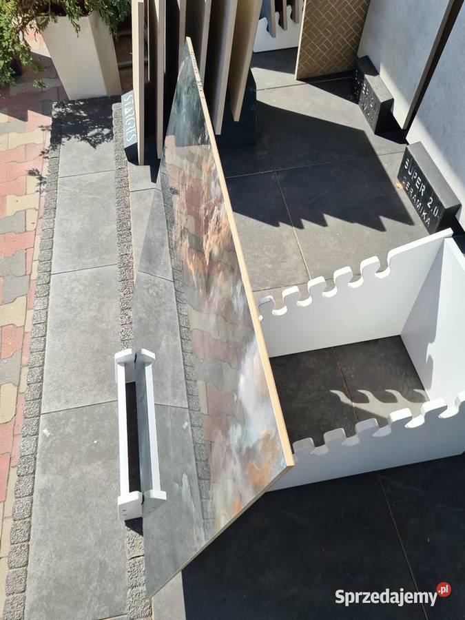 PŁYTKA gres AQUAMARINE BLACK POLER 798X798 GAT 2 Płytki i fugi Opoczno