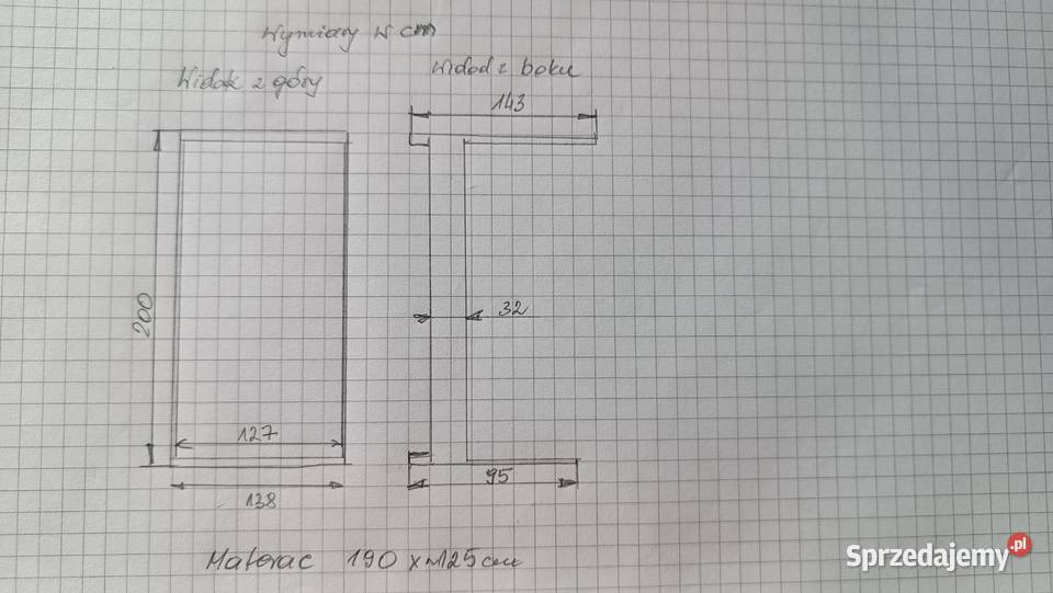 Dębowe łóżko renowacji śląskie Łazy
