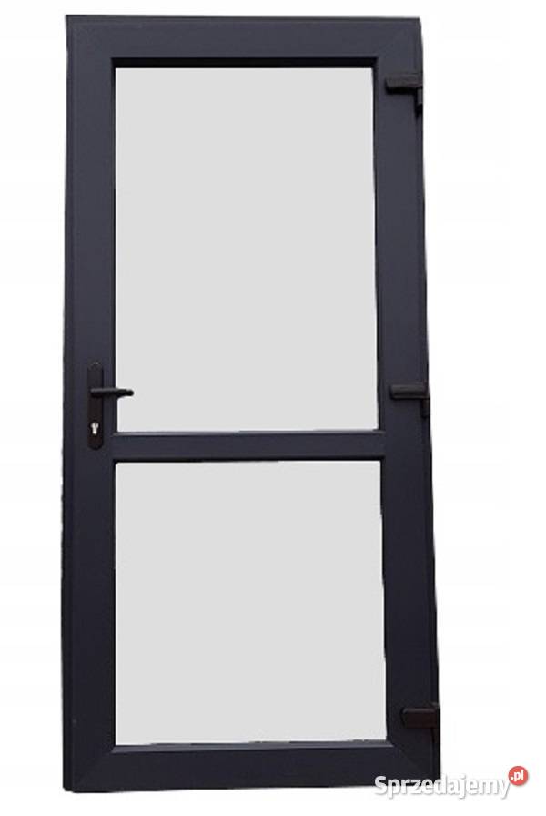 Drzwi PCV sklepowe biurowe tarasowe 105x210 Drzwi i okna Opole