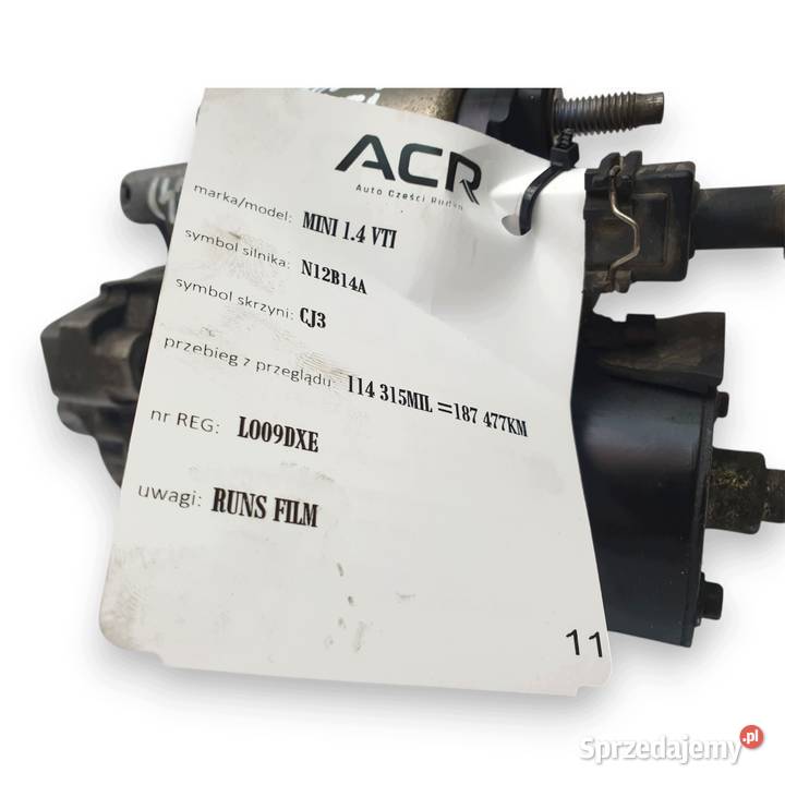 ROZRUSZNIK Mini Cooper R55 R56 16 16V VTi Układ elektryczny, zapłon Chełm
