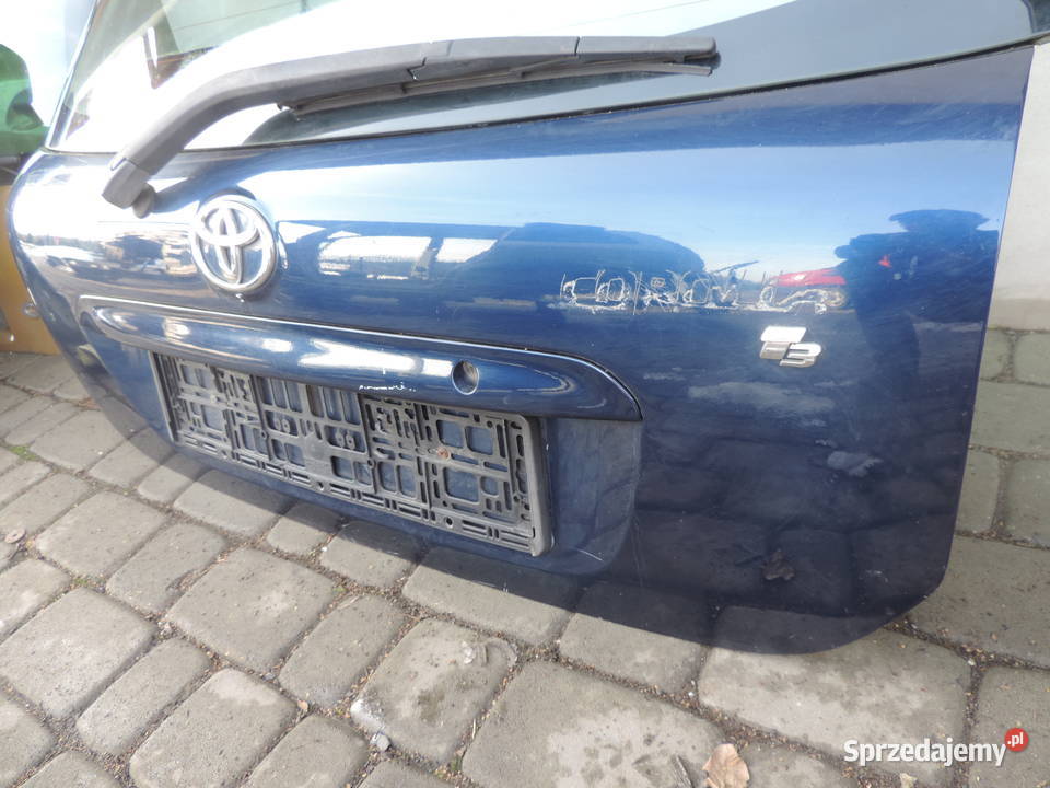 TOYOTA COROLLA E12 HB KLAPA BAGAŻNIKA TYŁ TYLNA Rok produkcji 2001