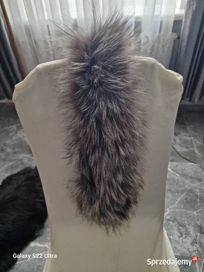 Kołnierz z naturalnego futra Ozdoby Skierniewice