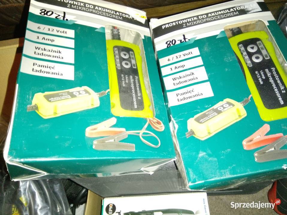 Prostownik z mikroprocesorem 6V 12V nowy