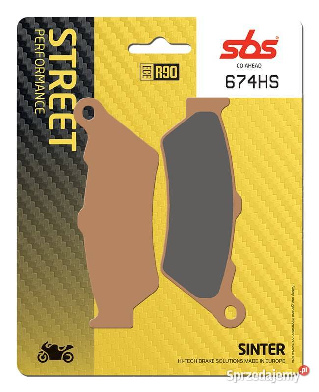 Klocki hamulcowe SBS 674HS BMW GS 750 1821 Trzciel