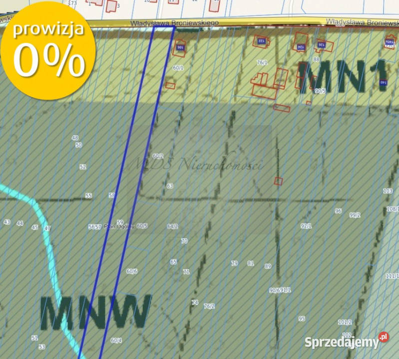 działka pod osiedle media miejskie Ossów