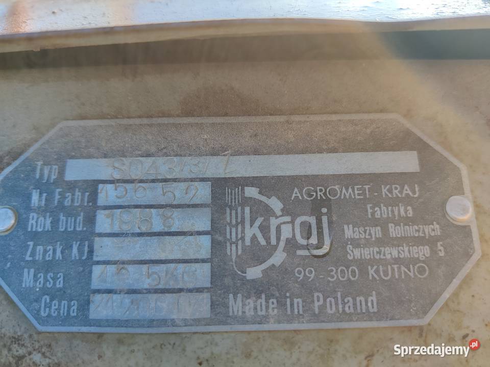 Siewnik zbożowy poznaniak 3m nowe grabki Płońsk