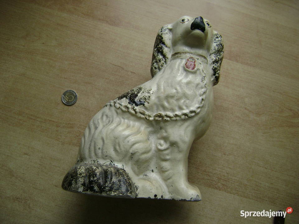 Starocie z PRL PSY Figurka ceramiczna Porcelana i szkło pomorskie Gdynia