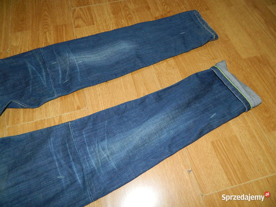 MAC Boyfriend spodnie jeansowe W34 L30 niebieski Trzebinia