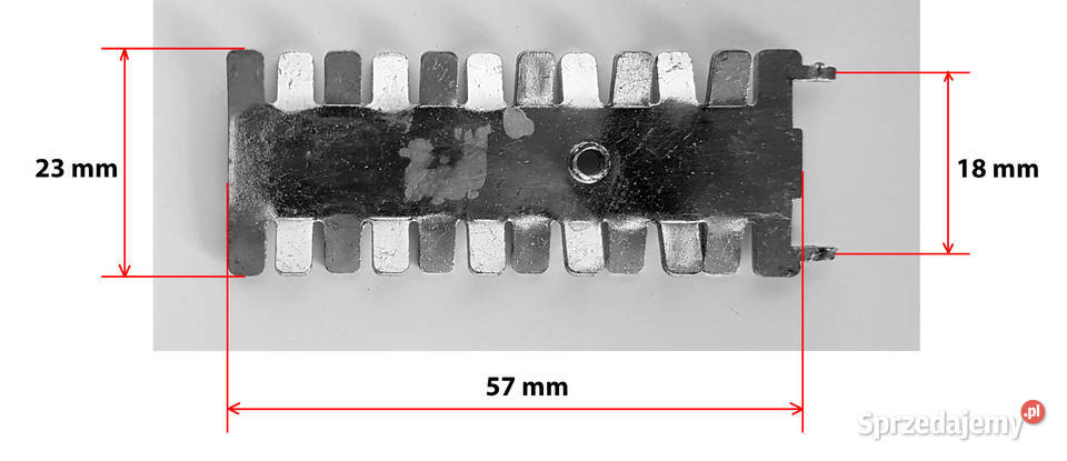 Radiator aluminiowy 57 x 23 mm Legnica sprzedam