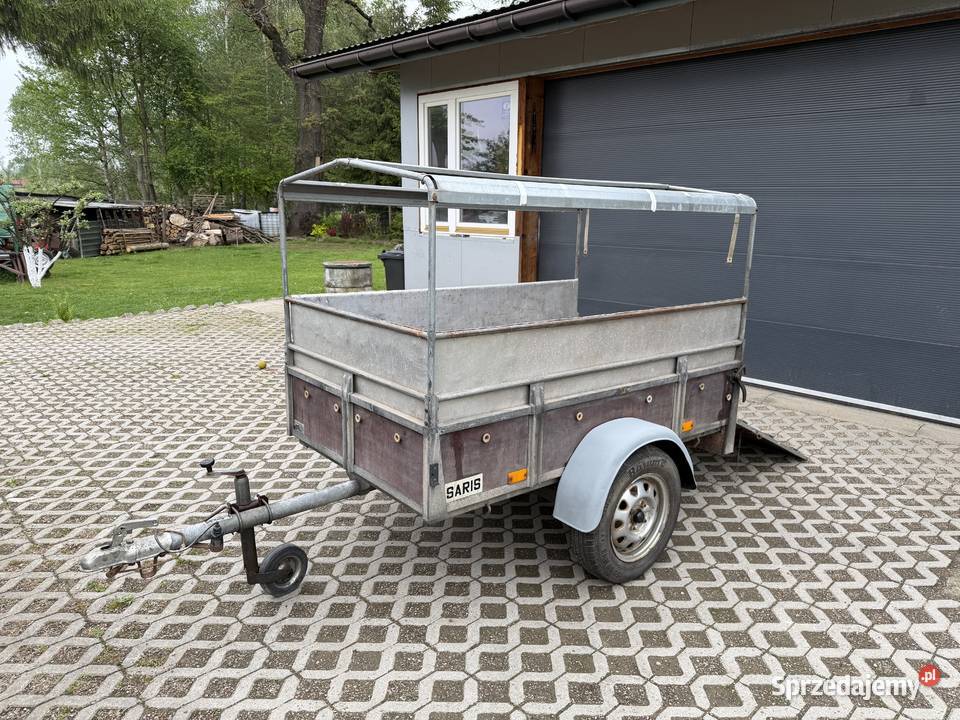 Przyczepka lekka SARIS 180x103x60 DMC 600 stan Burtowe i plandeki Brzozów sprzedam