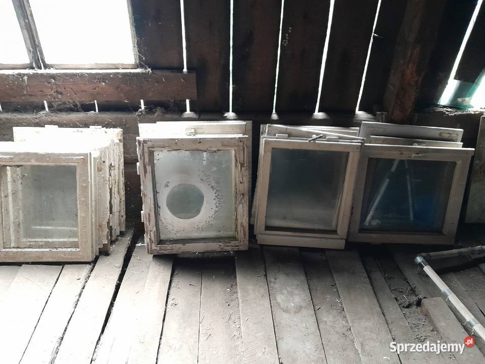 Stare drewniane ramy okienne do renowacji rama Dąbrowa Górnicza