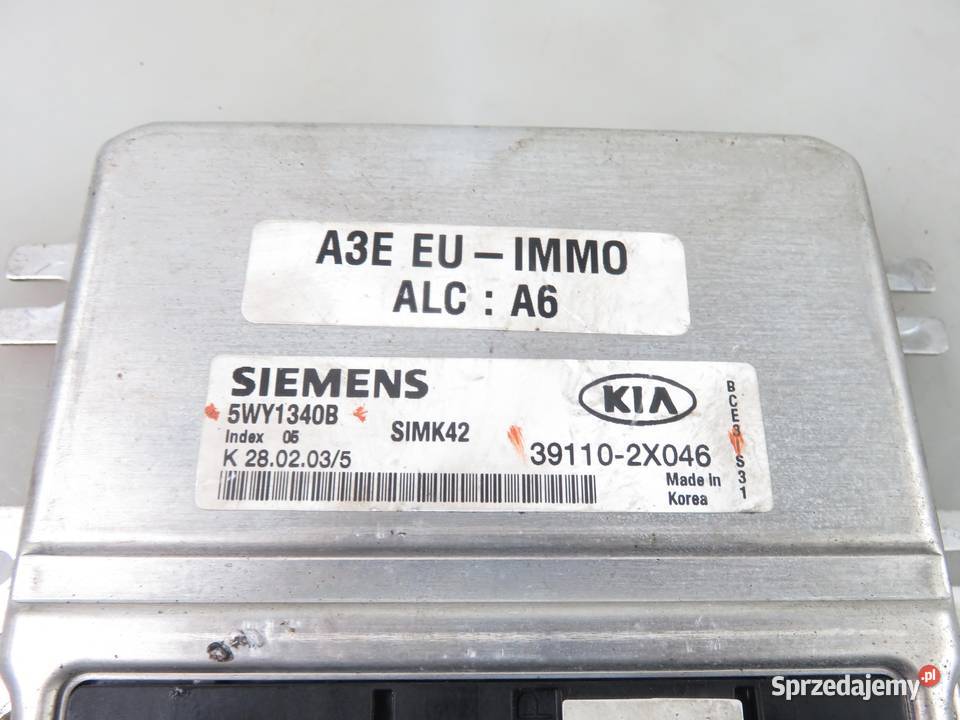 STEROWNIK KIA RIO 13 5WY1340B osobowe