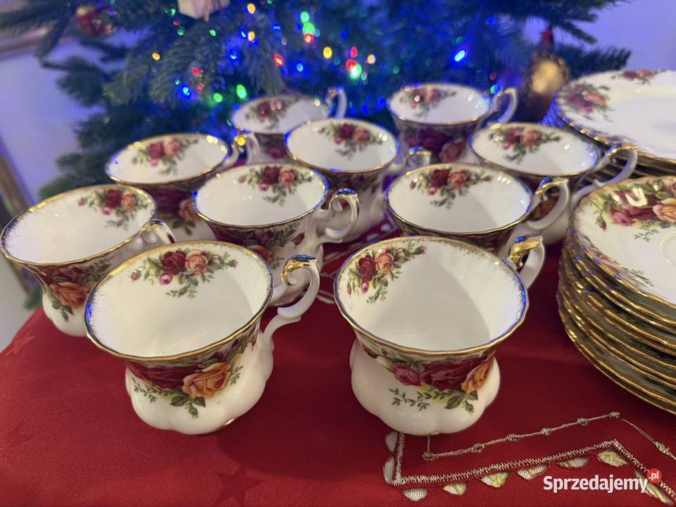 Porcelanowy zestaw Royal Albert Porcelana i szkło Gorlice