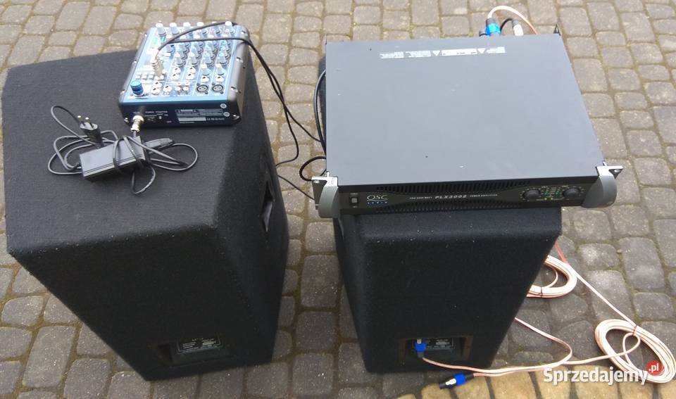 Wharfedale Pro LX15 QSC PLX 3002 mixer mikrofon Góra Kalwaria