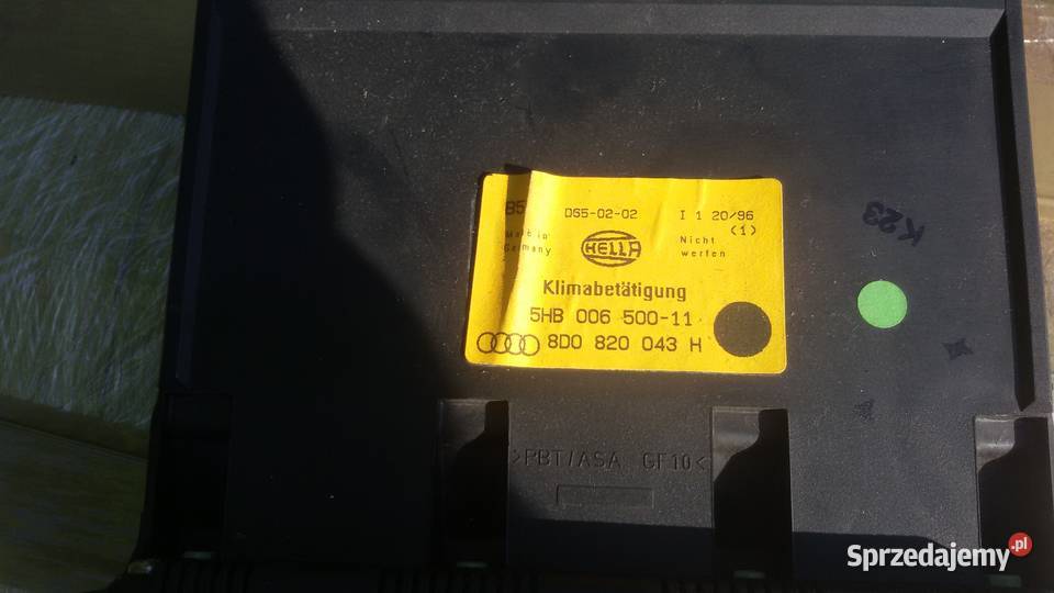 Panel wentylaci klimatyzaci audi a4b5 Rok produkcji 1998 warmińsko-mazurskie Elbląg