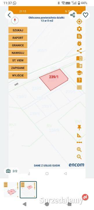 Działka budowlana Sprzedaż Pisarzowice