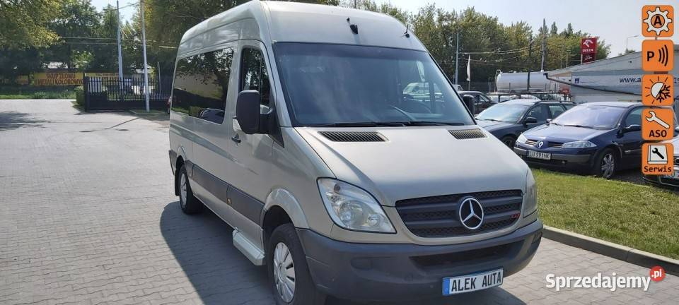 Mercedes Sprinter 22cdi 9 osobowy winda elektrochrom. lusterko wst. sprzedam