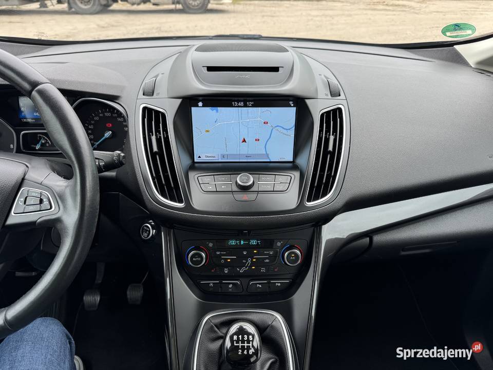 Ford C BENZYNA Klimatronik Tempomat Nawigacja Hatchback Konin sprzedam