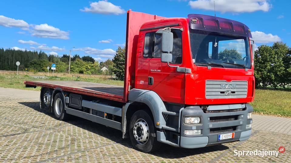 MAN TGA 26390 PLATFORMA dł 810 m KLIMATYZACJA