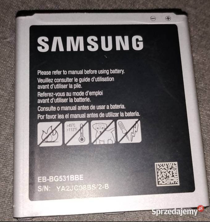 Sprzedam baterię z Samsunga sprawną sprzedam