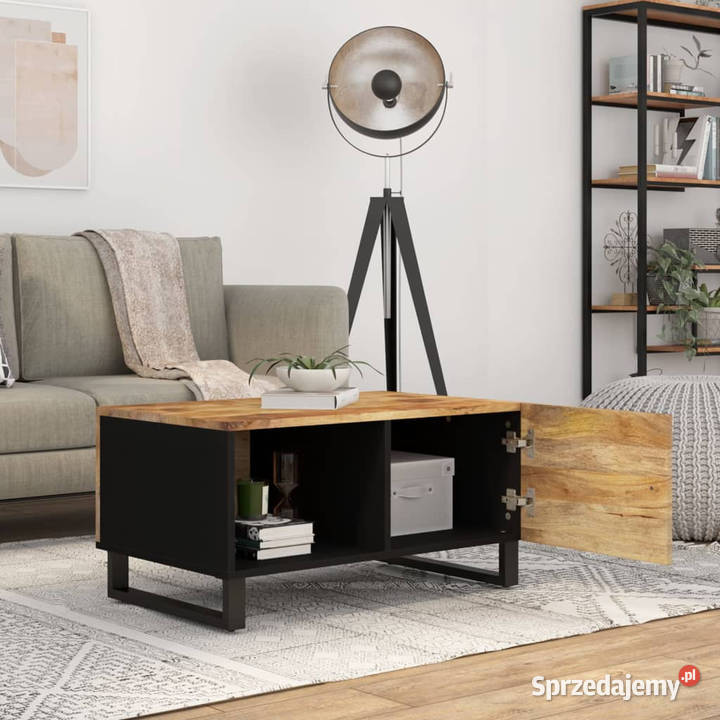 Stolik kawowy 80x50x40 mango i materiał mazowieckie Warszawa sprzedam