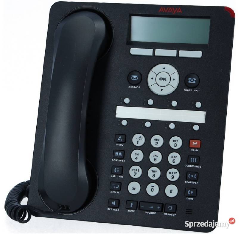 Telefon systemowy VoIP Avaya 1608-I BLK